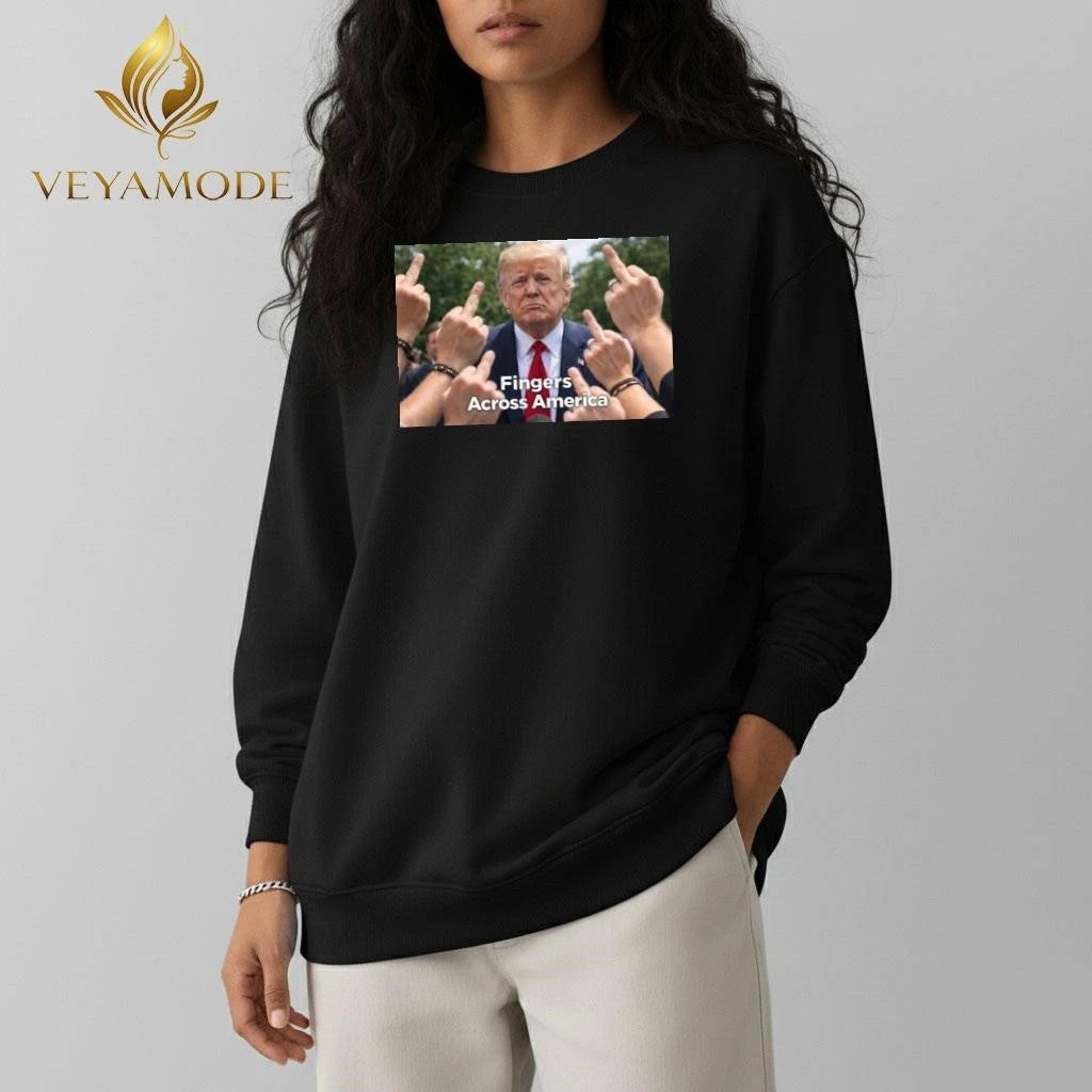 Fingers Across America Trump tee