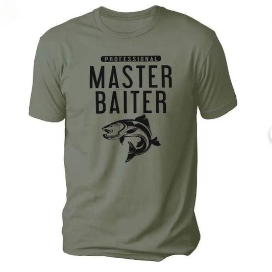 Fishing Gifts for Men -Master Baiter T-Shirt for Man - Bass Fishing T-shirt - Dad Christmas Gifts - Fishy Tee T-shirt DRG, Husband T-Shirt DRG, Dad Gift planbtwistedtea