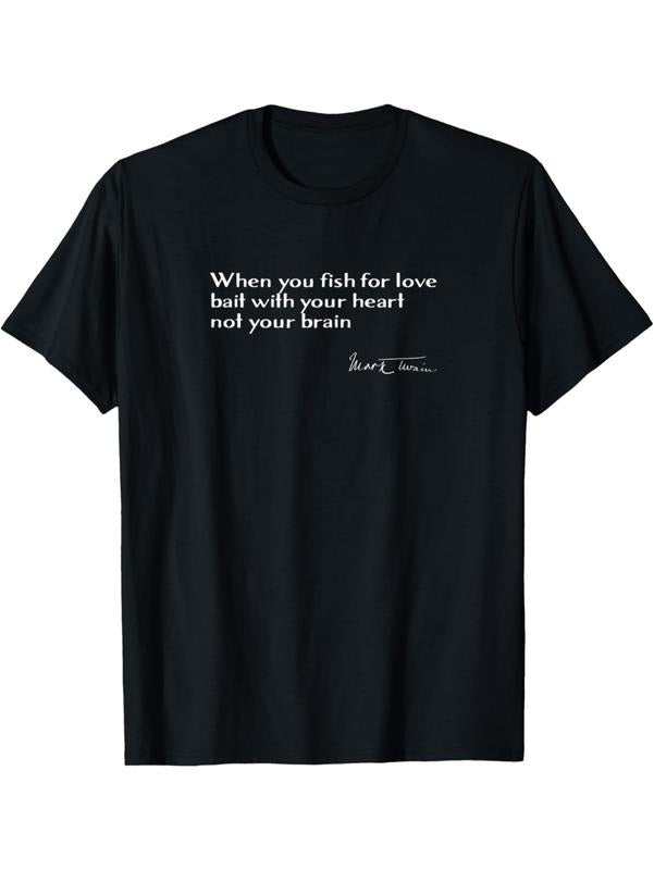 Fishing Lover Valentines Day T-Shirt