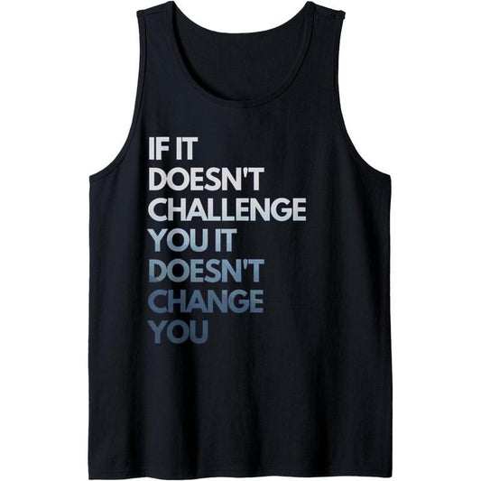 Fitness Motivation Inspirational Quote Fitness Tank Top Made in USA
