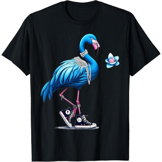 Flamingo Chucks And Pearls Comma La Kamala 2024 T-Shirt made in usa