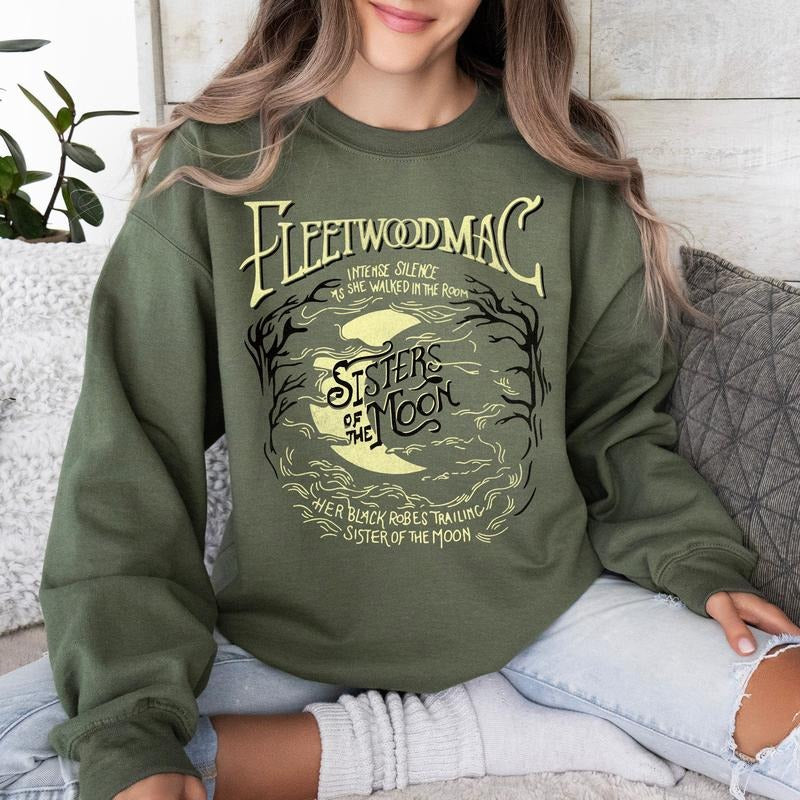 Fleetwood, Sisters Of The Moon, Stevie, Music, Band, Concert, Sweatshirt T-Shirts, Hoodie | DripVista.com