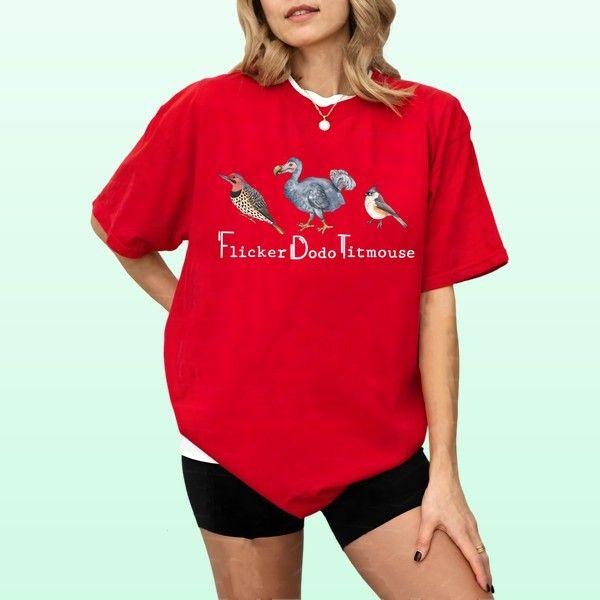 Flicker Dodo Titmouse T-shirt Premium Comfort Stylish Gift For Her Soft Cotton Fabric Hoodie, Sweatshirt | DripVista.com