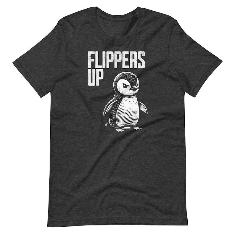 Flippers Up Penguin Resistance T-Shirt