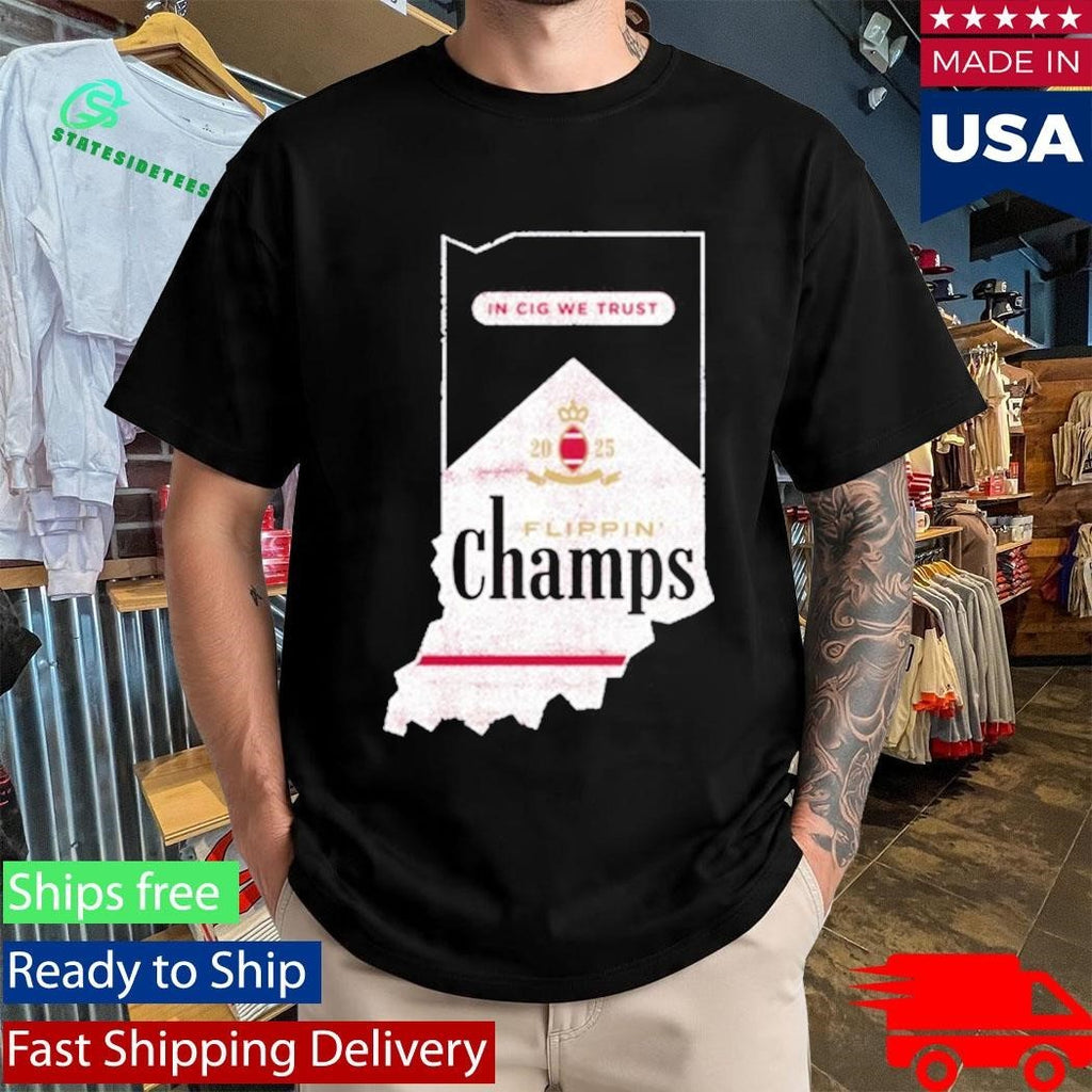Flippin Champs Indiana College Football Fans Shirt