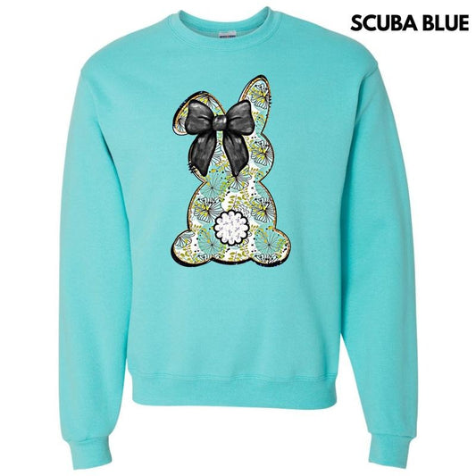 Floral Boho Bunny Sweatshirt