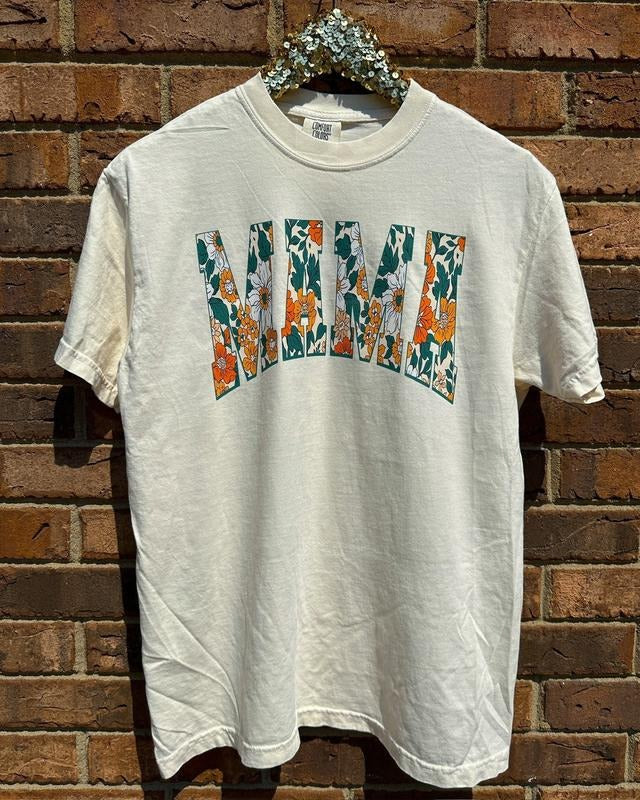 Floral Mama Comfort Color T-Shirt