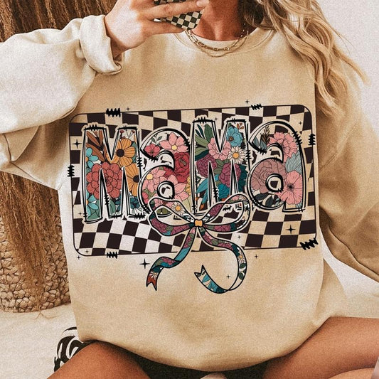 Floral Mama Shirt, Mama Flower Shirt, Coquette Mama Bow Shirt, Mama Floral, Mama Groovy Shirt, Mothers Day Shirt, Gift For Mama Shirt Shirt Idea Popular