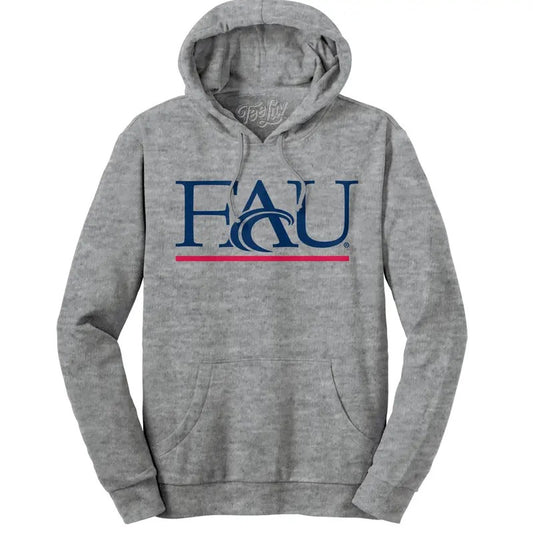 Florida Atlantic University Hooded Sweatshirt - Gray