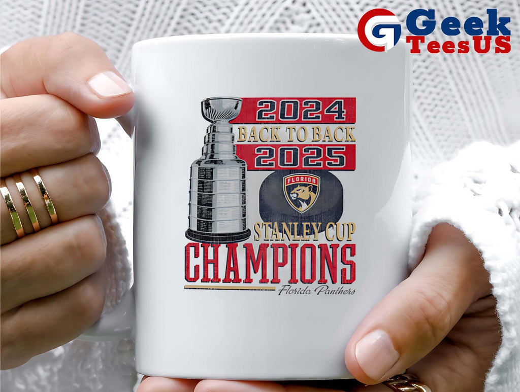 Florida Panthers back to back 2024-2025 Stanley Cup Champions shirt