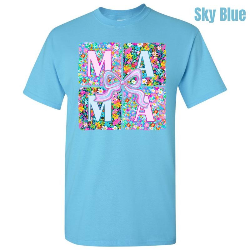 Flower Block Mama Gildan Short Sleeve T-Shirt 'NLB'