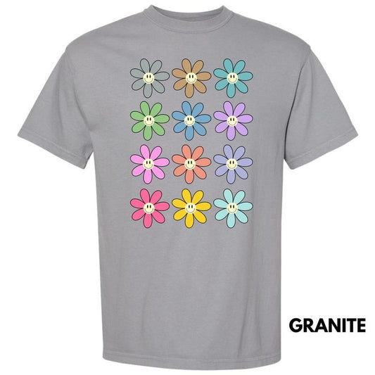Flower Power Collage Comfort Colors T-Shirt 'NLB'