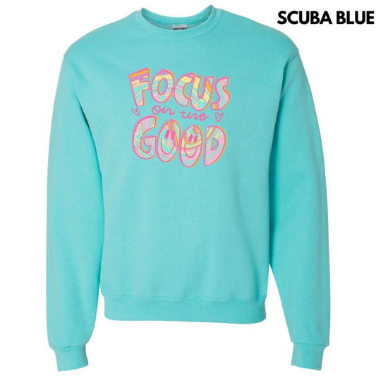 Focus On The Good Swirls Sweatshirt 'NLB'