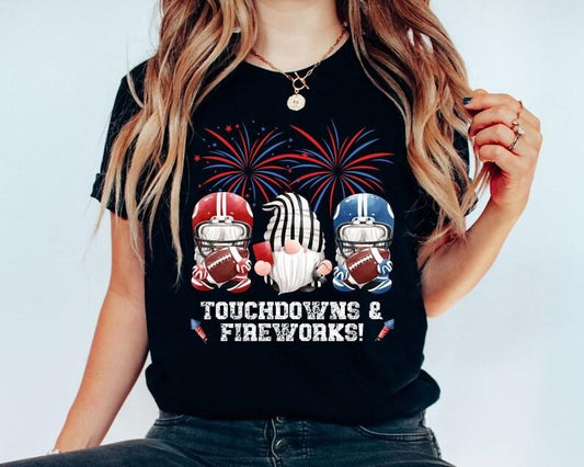 Football Gnome 4th of July shirt, 4th July gnome shirt gift for Independence Day, 4th o July Shirt gnomes shirt, Patriotic gnomes shirt,