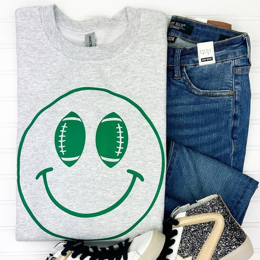 Football Smiles Gildan Sweatshirt
