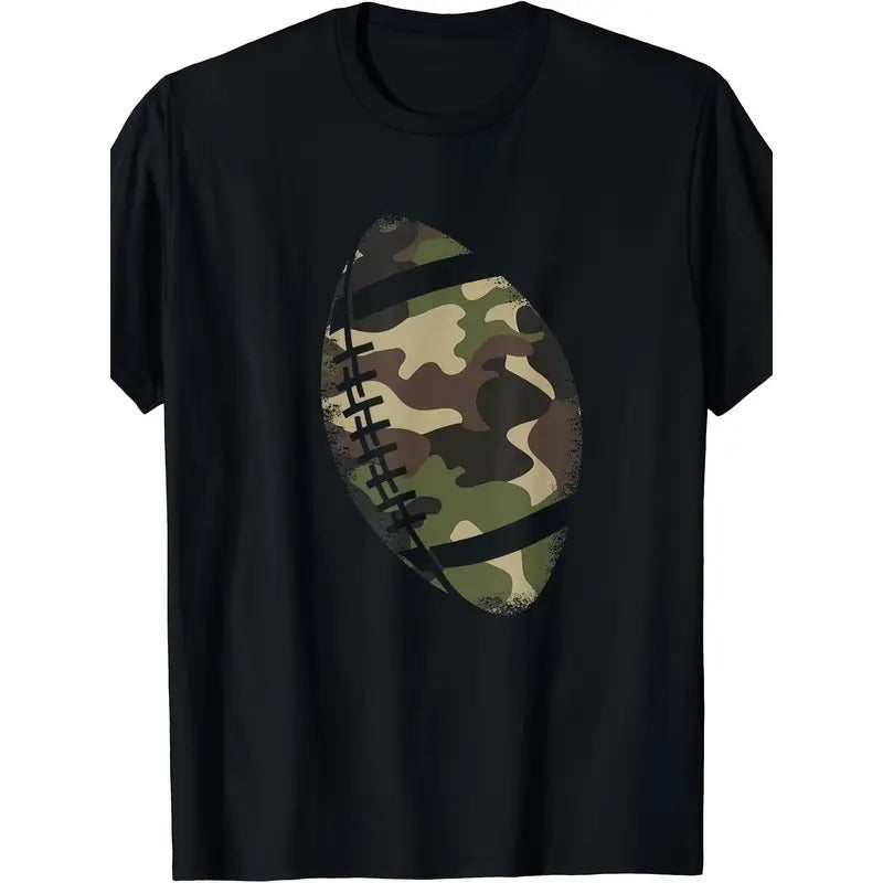 Football T-shirt Camouflage Gift Academy Team Coach Camouflage T-shirt made in usa Hoodie, Sweatshirt | DripVista.com