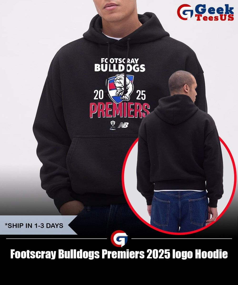 Footscray Bulldogs Premiers 2025 logo shirt