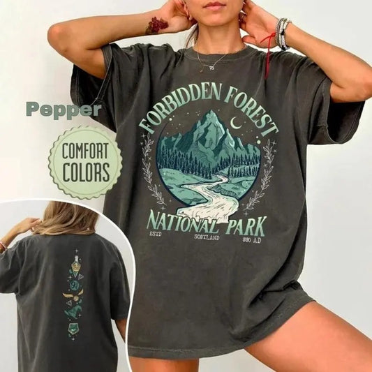 Forbidden Forest Shirt Potterhead Shirts Potterhead Gift Wizard School Shirt HP Fan Gift Magical Shirt Magic VVizardry Wand Potterhead Merch