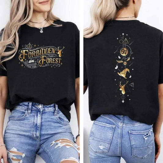 Forbidden Forest Wizard Instant Shirt, National Park Wizard, Wizarding World, Bookish Gift For Fan, Unisex Sweater Pullover Tee