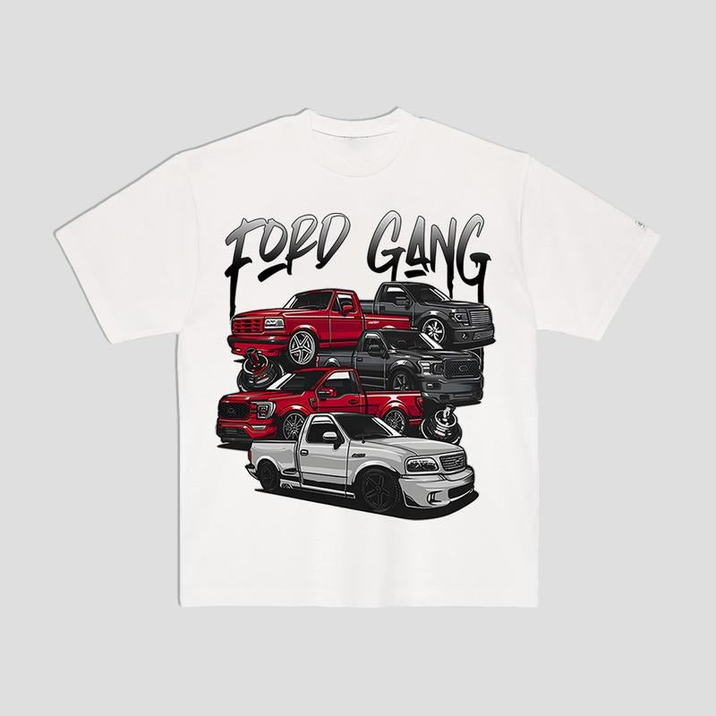 Ford Gang 1-Sided T-Shirt For Men For Women