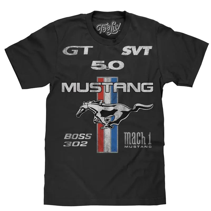 Ford Mustang Boss 302 T-Shirt - Black
