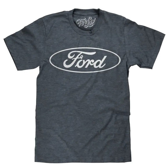 Ford Oval Logo T-Shirt - Indigo graphic tee