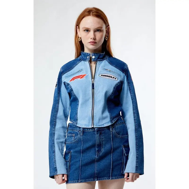 Formula 1 Women's x PacSun Denim Cargo Mini Skirt - Multicolor T-Shirts, Hoodie, Sweatshirt | DripVista.com