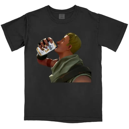 Fortnite Beer Shirt, Fortnite Shirt Graphic Tee Vintage Oversized Cotton Short Sleeve Streetwear Casual & W Trend shirt Gift For Fans, Gift For Men, Gift For Women All Size