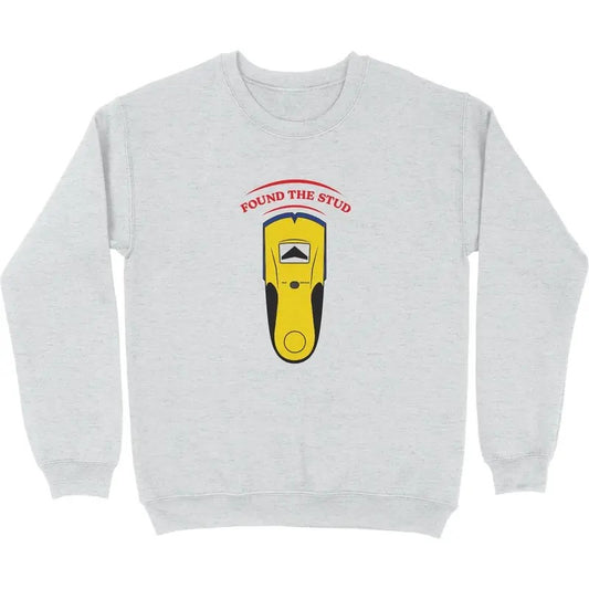 Found The Stud Men's Cotton Funny Father's Day Sweatshirt Menswear, sweatshirt hot trend