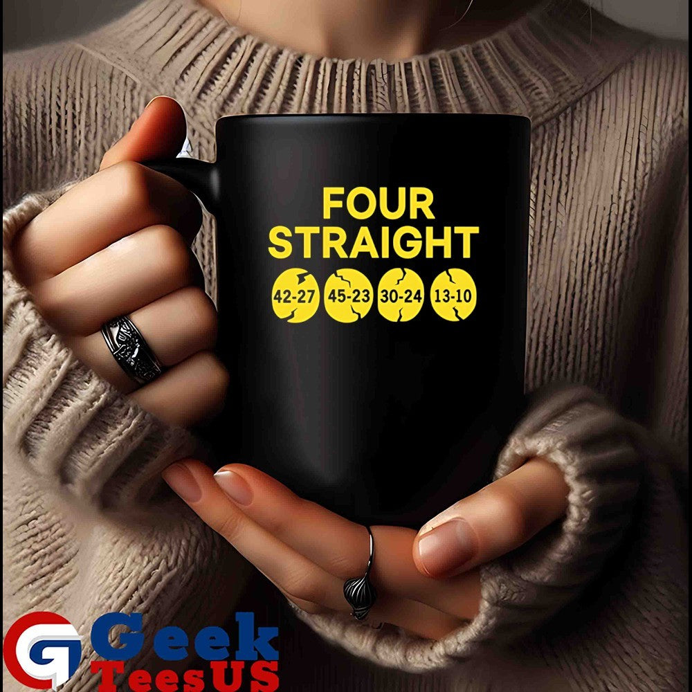 Four Straight 42-27 45-23 30-24 13-10 shirt