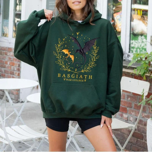 Fourth Wing Basgiath War College Bookish Womens Mens T Shirt, Fourth Wing Shirt Hoodie, Rebecca Yoros, Dragon Rider Shirt, Unisex Sweater Pullover Tee