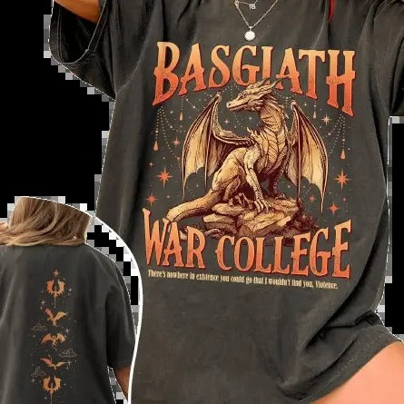 Fourth Wing Basgiath War College Shirt, Riders Quadrant Shirt Designs, Dragon Rider Shirt, Fantasy Shirt