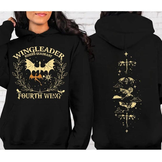 Fourth Wing Basgiath War College Shirt, Xaden Riorson Riders Quadrant Sweatshirt Dragon Rider Hoodie, Unisex Sweater Pullover Tee