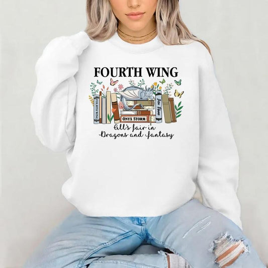 Fourth Wing Shirt All's Fair In Dragons And Fantasy, Basgiath War College Shirt, Fourth Wing Shirt, Fourth Wing Merch Riorson, Xaden Riorson House Tee