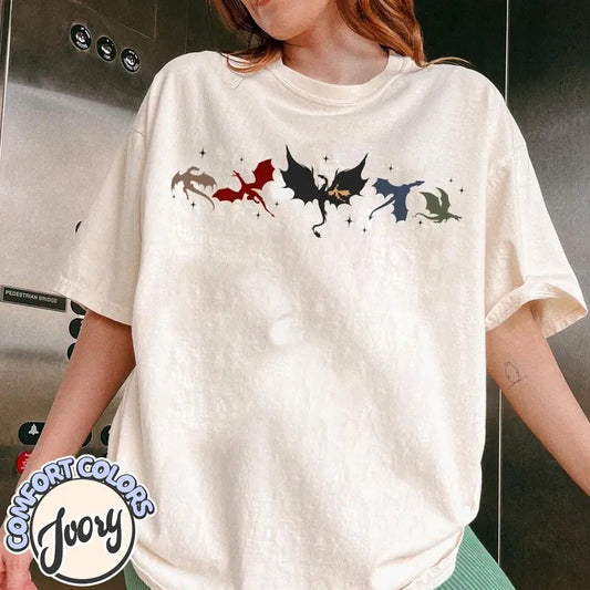 Fourth Wing Shirt, Basgiath War College Shirt, Violet Sorrengail, Xaden Riorson, Gifts for Readers, Fantasy Book Dragon Shirt