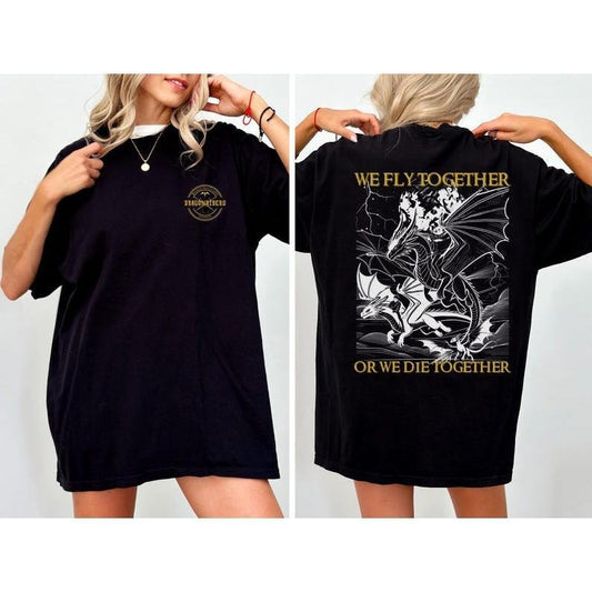 Fourth Wing shirt | Basgiath War College | Iron Flame | Dragon Rider | Violet Sorrengail | Xaden Riorson | Riders Quadrant | Reader