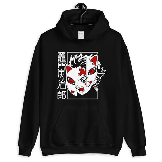Fox Mask Of The Demon Slayer Tanjiro Kamado Kimetsu No Yaiba Unisex Hoodie