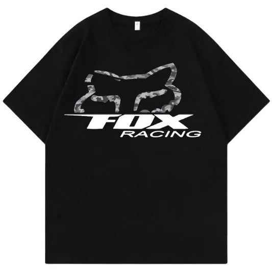 Fox Racing Camo T-shirt Sweatshirt Hoodie, Unisex, Menswear, Street Racing Shirt, Car Tee Sweatshirt, Motocross Gift Cotton Top Womenswear Menswear