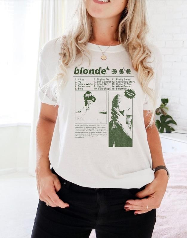 Fr*nk Blond Album unisex Tshirt, Frank Blond Inspired T shirt, Frank T-shirt