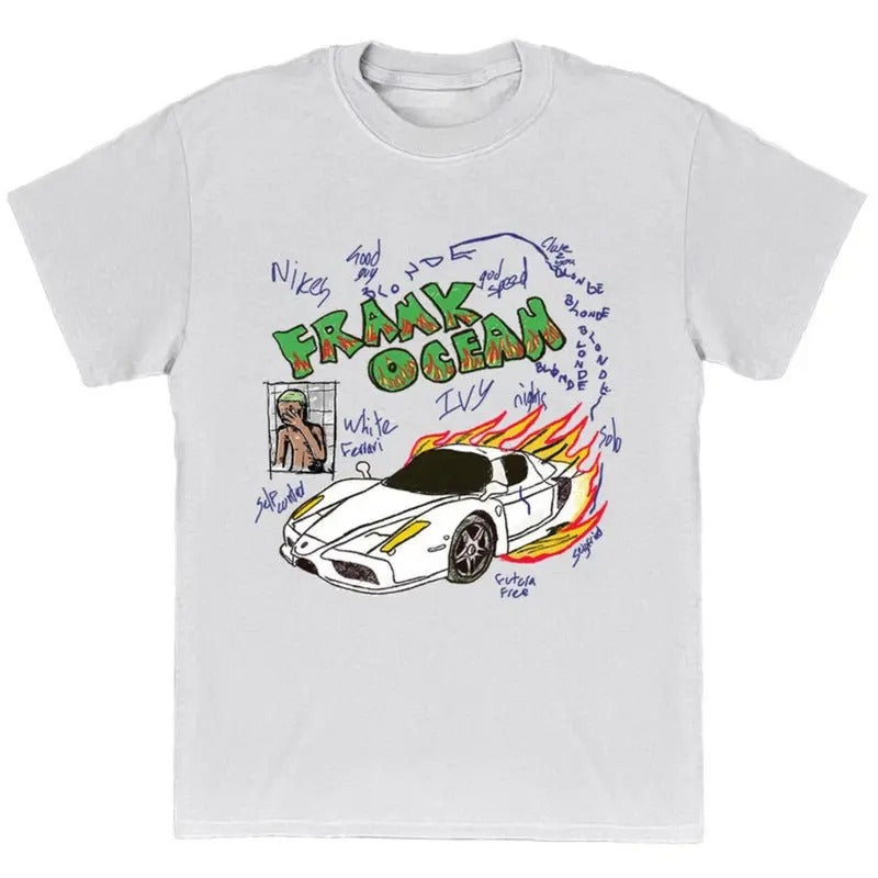 Fr*nk Ocean BL0ND ART Shirt, blond album, vintage style tee