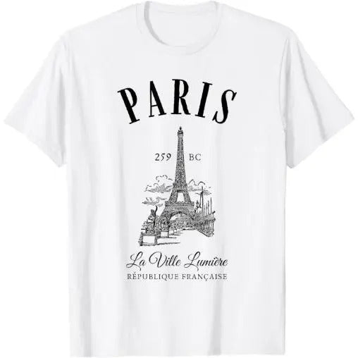 France Paris Eiffel Tower T-Shirt Made in USA Hoodie, Sweatshirt | DripVista.com