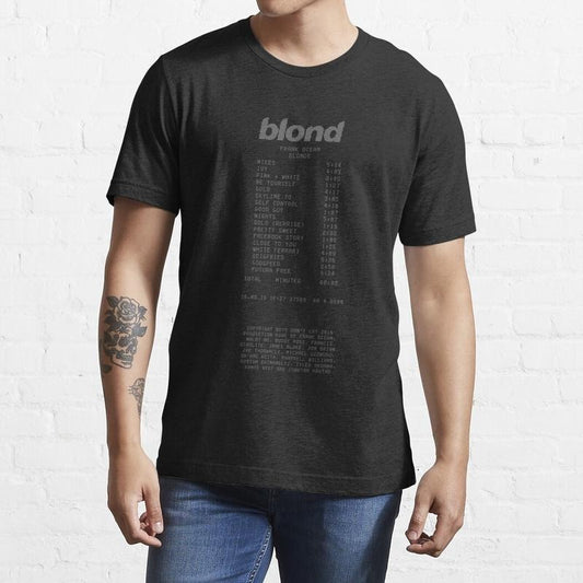 Frank 0cean Blonde Album T-Shirt Premium Merch Store