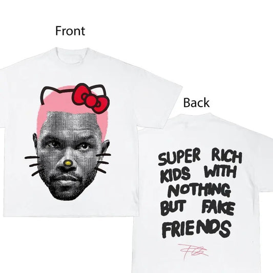 Frank Kitty PINK Graphic Tee, Streetwear Shirt, Hip Hop Graphic T-Shirt