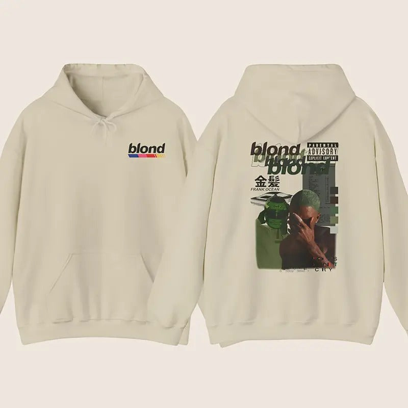 Frank Ocean Blond Hoodie, Frank Ocean Shirt Long Sleeve Classic Long Sleeve Classic Casual Cotton Sweatshirt | DripVista.com
