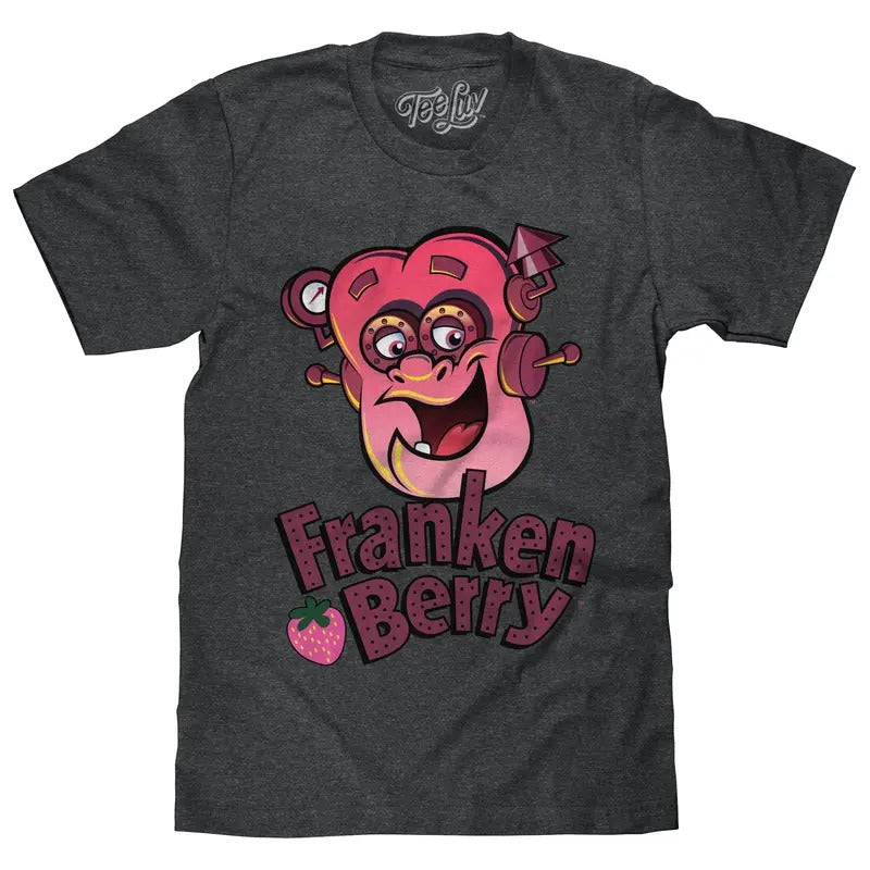 Franken Berry T-Shirt - Charcoal Gray