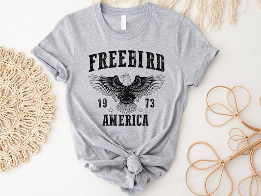 Free Bird Shirt, Old School Band t-shirt, Rock Band Tee, Rock Lover Shirt, Gift For Her