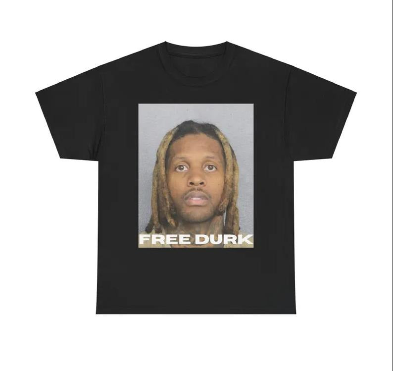 Free Lil Durk Mugshot Shirt - Free Lil Durk Tee Hoodie, Sweatshirt | DripVista.com