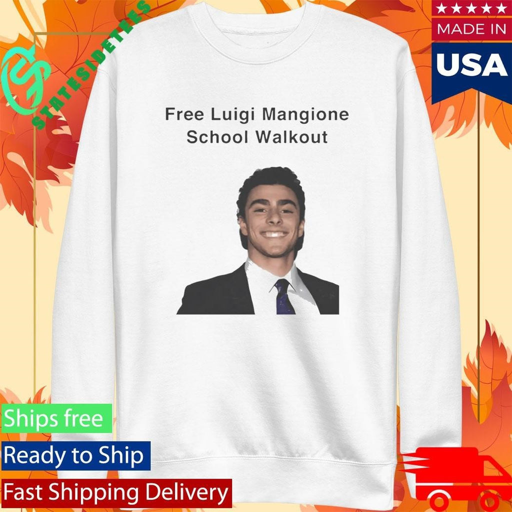 Free Luigi Mangione School Walkout Shirt