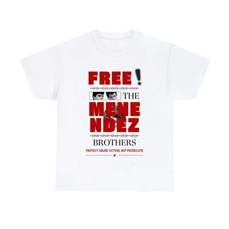 Free The Menendez Brothers Staple Gender-Neutral, Unisex Ringer Tee, T-Shirt