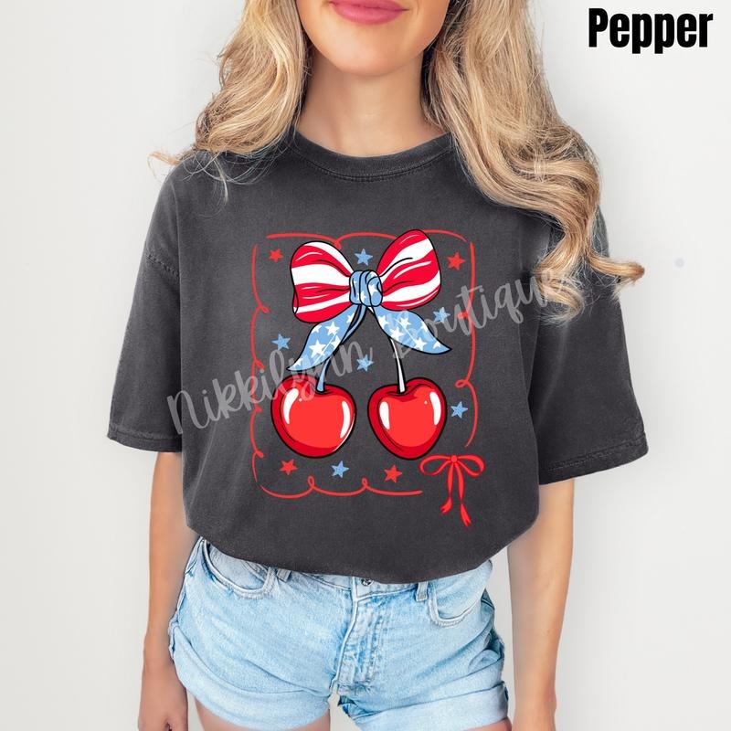 Freedom Cherries Comfort Colors T-Shirt 'NLB'